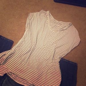 LOFT cap sleeve long shirt